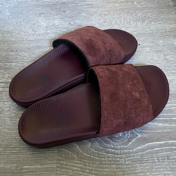 Vans port royal suede checker slides - Picture 3 of 3